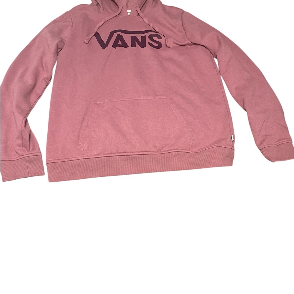 Vans Pink Hoodie with Iconic Logo